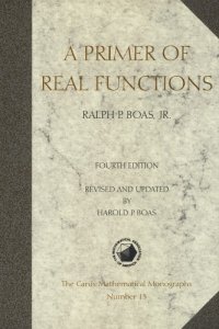 cover of the book A Primer of Real Functions