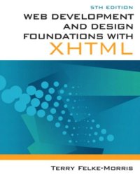 cover of the book Web development and design foundations with XHTML