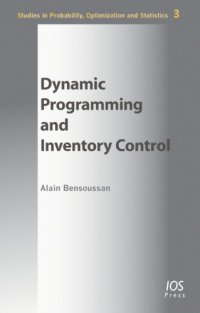 cover of the book Dynamic programming and inventory control