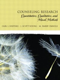 cover of the book Counseling research: quantitative, qualitative, and mixed methods