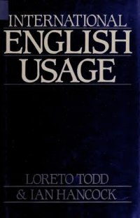 cover of the book International English Usage: An Encyclopedic Reference Guide