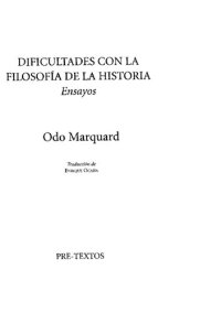 cover of the book Dificultades Con La Filosofia De La Historia