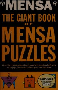 cover of the book Mensa giant puzzle book