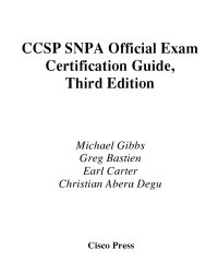 cover of the book CCSP SNPA Official Exam Certification Guide [With CDROM]