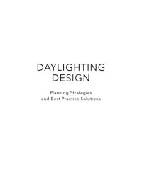 cover of the book Daylighting Design: Planning Strategies and Best Practice Solutions