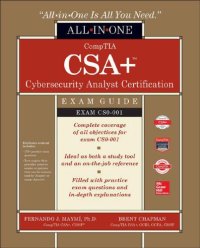 cover of the book CompTIA CSA+ Cybersecurity Analyst Certification All-in-One Exam Guide (CS0-001)