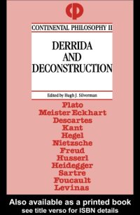 cover of the book Derrida and Deconstruction