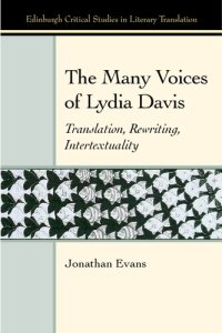 cover of the book The Many Voices of Lydia Davis. Translation, Rewriting, Intertextuality