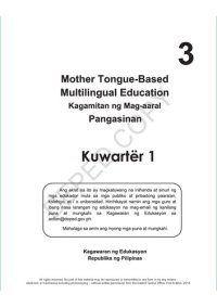 cover of the book Mother Tongue-Based Multilingual Education. Kagamitan ng Mag-aaral. Pangasinan 3