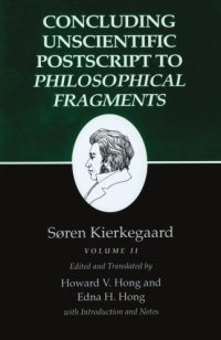 cover of the book Concluding Unscientific Postscript to Philosophical Fragments, Volume 2