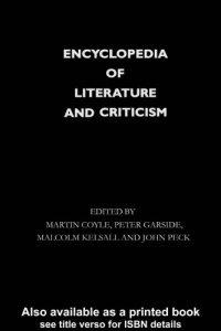 cover of the book Encyclopedia of Literature and Criticism