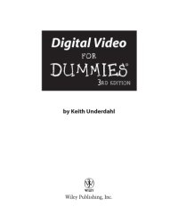 cover of the book Digital Video For Dummies