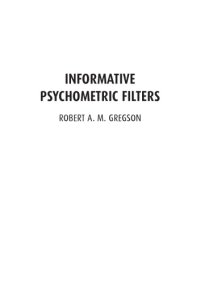 cover of the book Informative Psychometric Filters