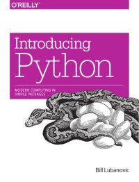 cover of the book Introducing Python: Modern Computing in Simple Packages