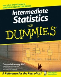 cover of the book Intermediate Statistics for Dummies