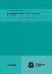 cover of the book Orígenes históricos de la desigualdad en el Perú