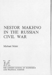 cover of the book Nestor Makhno in the Russian Civil War