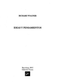 cover of the book Ideas Y Pensamientos