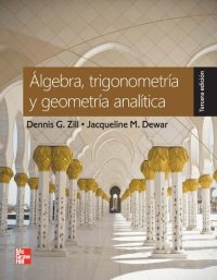 cover of the book Álgebra, trigonometría y geometría analítica, 3ra Edición