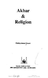 cover of the book Akbar & religion