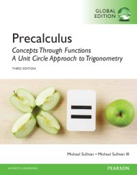 cover of the book Precalculus: Concepts Through Functions, a Unit Circle Approach to Trigonometry