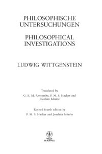 cover of the book Philosophical Investigations