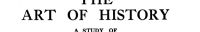 cover of the book The Art of History: A Study of Four Great Historians of the Eighteenth Century
