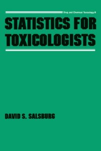 cover of the book Statistics for Toxicologists