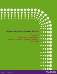 cover of the book Personality: Classic Theories and Modern Research: pearson new international edition