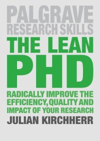 cover of the book The Lean PhD