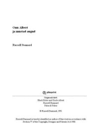 cover of the book Onu Albert ja mustad augud