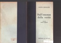 cover of the book Sull'essenza della verità