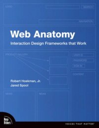 cover of the book Web Anatomy: Interaction Design Frameworks That Work