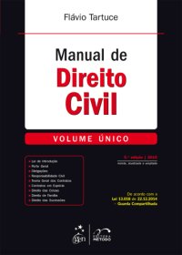 cover of the book Manual de Direito Civil - Volume Único