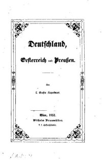 cover of the book Deutschland, Oesterreich und Preußen