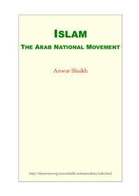 cover of the book Islam, the Arab National Movement