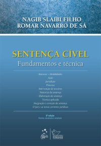 cover of the book Sentença cível: fundamentos e técnica (8a. ed.)