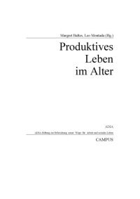 cover of the book Produktives Leben im Alter