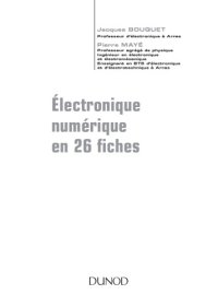 cover of the book Electronique Numerique En 26 Fiches - Bts