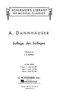 cover of the book Solfège des Solfèges, Book 1