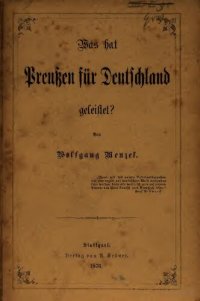 cover of the book Was hat Preußen für Deutschland geleistet?