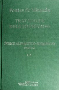 cover of the book Tratado de Direito Privado - Índice alfabético-remissivo I: I-Z