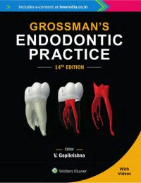 cover of the book Grossman’s Endodontic Practice