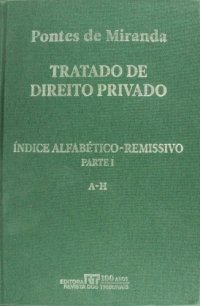 cover of the book Tratado de Direito Privado - Índice alfabético-remissivo II: A-H