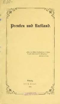 cover of the book Preußen und Rußland