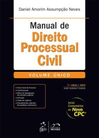 cover of the book Manual de Direito Processual Civil - Volume Único