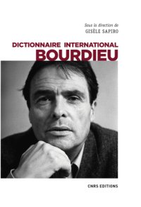 cover of the book Dictionnaire international Bourdieu