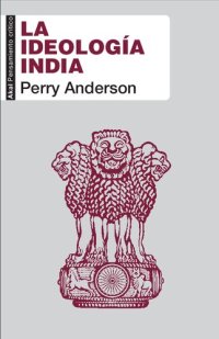 cover of the book Pensamiento crítico: la ideología india