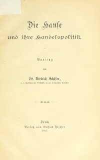 cover of the book Die Hanse und ihre Handelspolitik