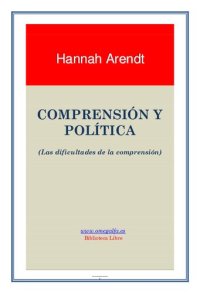 cover of the book Comprension Y Politica